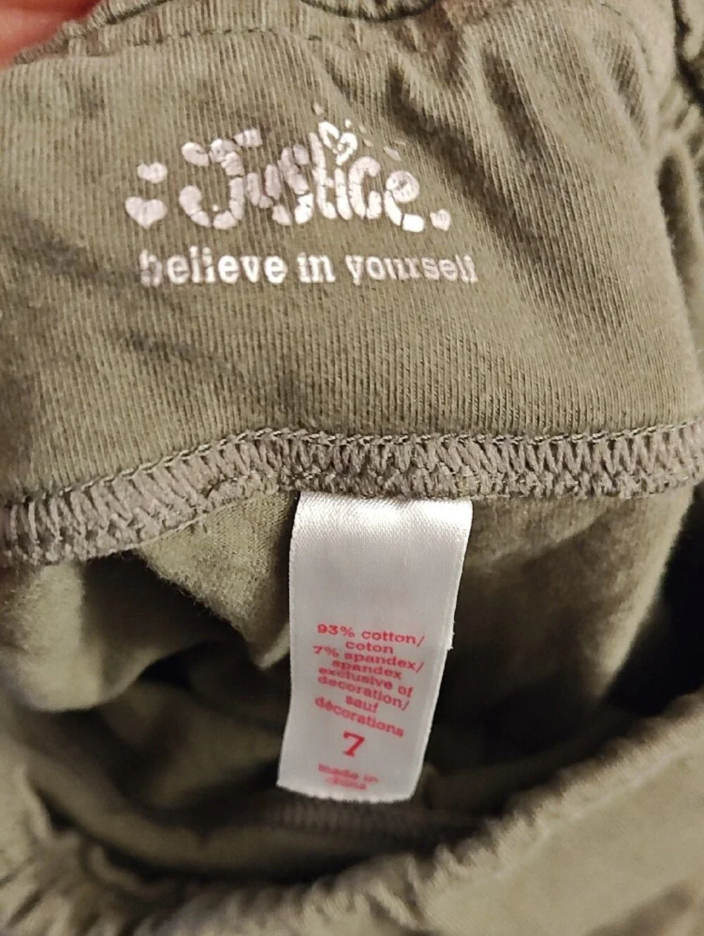 Justice Olive Leggings
